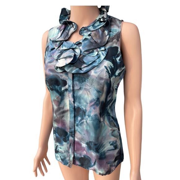 NWT ANN TAYLOR Petite Sleeveless Bouse Women Sz 6P NWT - Picture 1 of 5